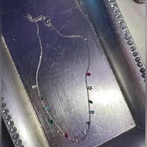 Colorful star necklace